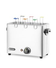 Vařič vajec s košíky, HENDI, Stříbrná, 230V/2600W, 380x210x(H)280mm