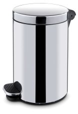 Kulatý pedálový odpadkový koš s vnitřním košem., HENDI, 20L, ⌀300x(H)440mm