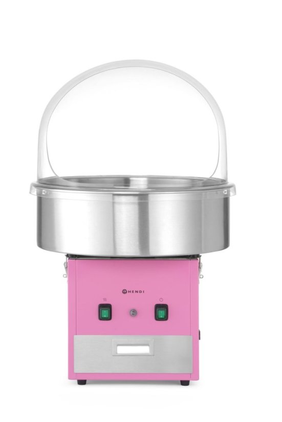 Stroj na výrobu cukrové vaty , HENDI, Růžový, 230V/1130W, 520x520x(H)503mm