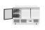 Chladicí pult, 3 dveře, Arktic, 254L, Stříbrná, 230V/220W, 1365x700x(H)908mm