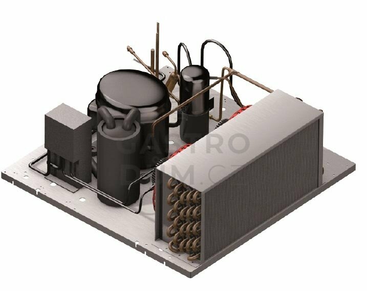 Coldline vzdálená jednotka W35RF 100/80kg (4HP) - krytovaná