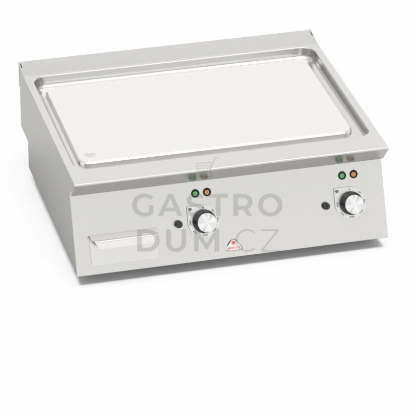 Elektr. grilovací plotna Bertos SE7FL8B-2/CPD
