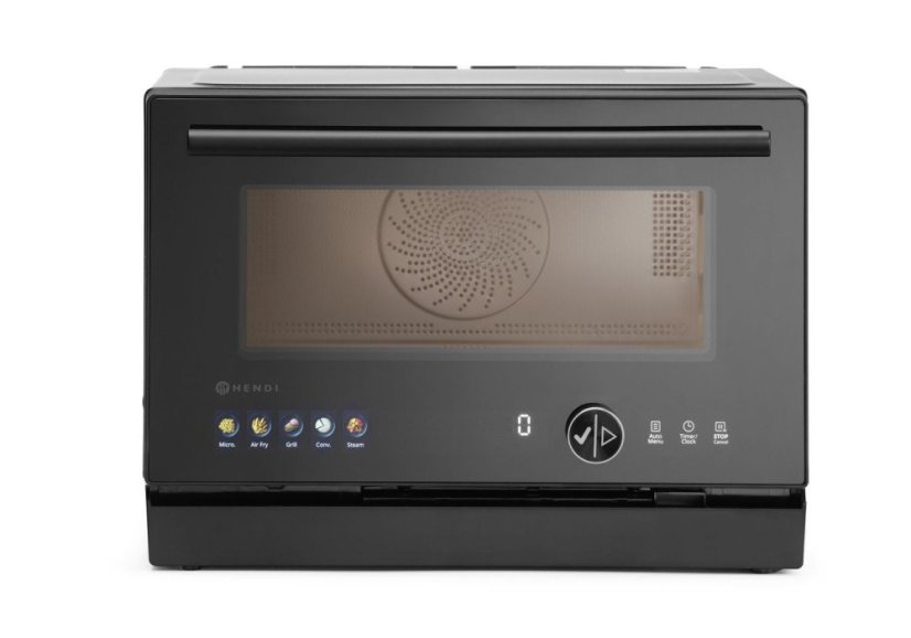 Mikrovlnná trouba, multifunkční 4-v-1, HENDI, Černá, 230V/2350W, 462x492x(H)338mm