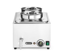 Sada: Bain-marie Ranger + 2x 4L nádoba s víkem, HENDI, GN (H)150mm, 8L, 230V/1000W, 604x332x(H)315mm