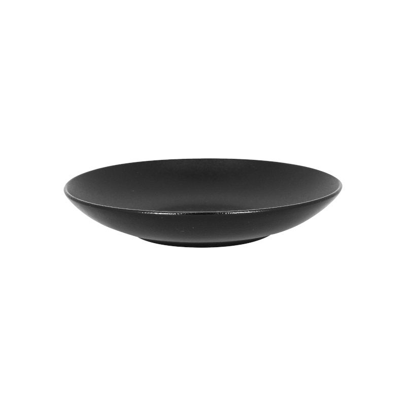 RAK Porcelain RAK Neofusion talíř hluboký coupe pr. 23 cm, černý | RAK-NFNNDP23BK