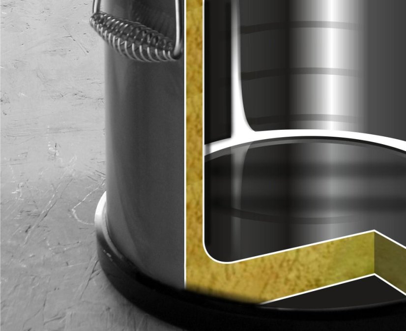 Dělený přenosný kontejner, HENDI, Profi Line, 20L, ⌀330x(H)360mm