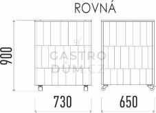 Enofrigo neutrální pracovní modul rovný 650 NE