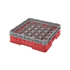 Cambro Koš Camrack 30 pozic, výška sklenice 21,6 cm - Červená