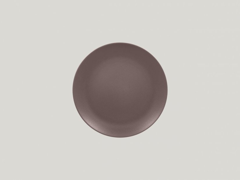 RAK Porcelain RAK Talíř mělký 21 cm, hnědá | RAK-NFNNPR21CB