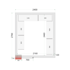 TEFCOLD CR 240x270x220