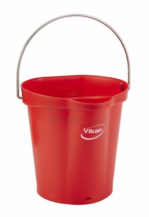 Vikan vědro 6 litrů - červená