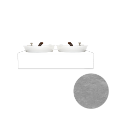 TOMGAST Chladicí box na jogurt GN 1/1, dekor beton