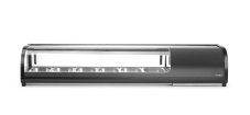 Stojan na Sushi, Arktic, Dodávané nádoby: 6x GN 1/3 (H) 40 mm., GN 1/3, Černá, 220-240V/190W, 1529x426x(H)296mm