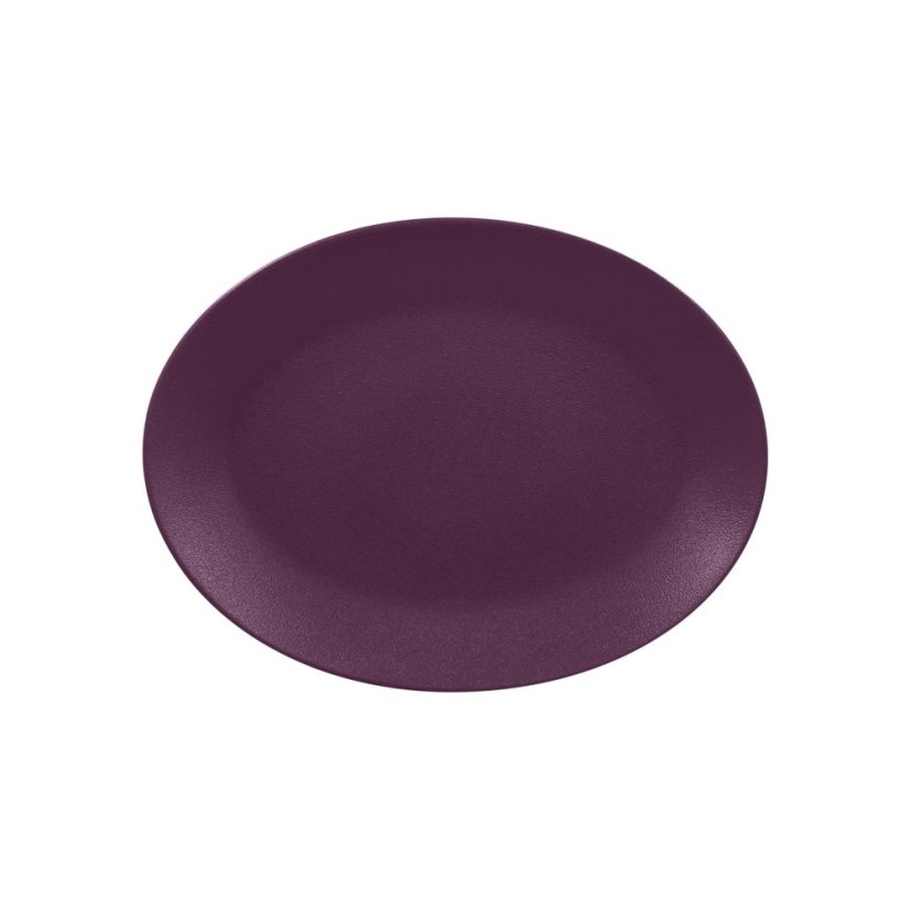 RAK Porcelain RAK Talíř oválný 36 × 27 cm, švestková | RAK-NFNNOP36PP