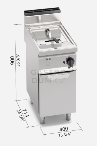 Elektrická fritéza Bertos E7F10-4MS