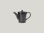 RAK Porcelain RAK Konvička na kávu s pokličkou 35 cl – černá | RAK-EDCP35