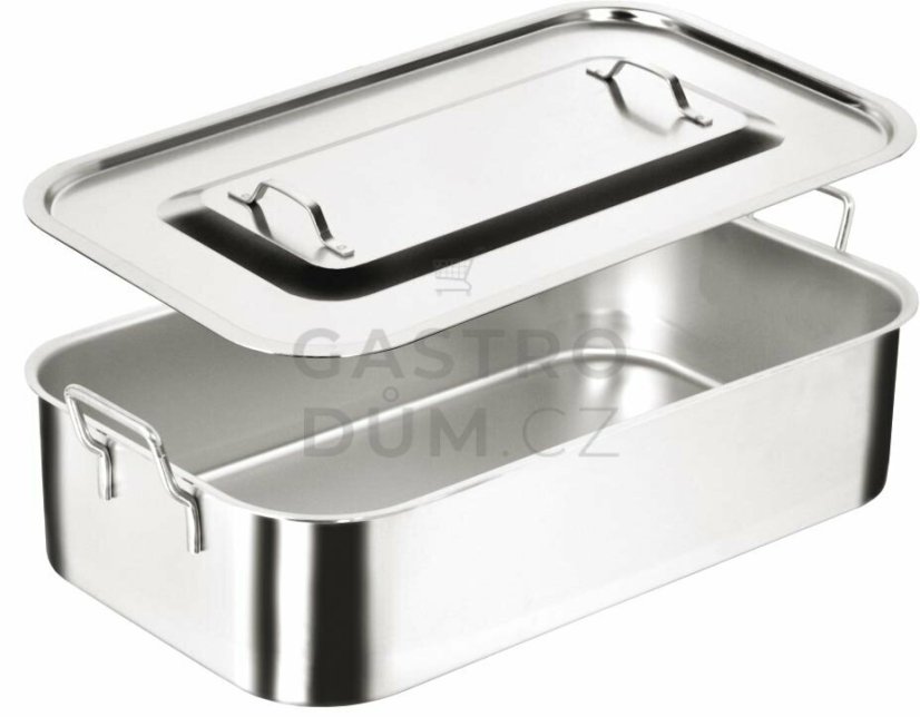 PADERNO pekáč s pevnými uchy a poklicí (610 x 430, v=150 mm)