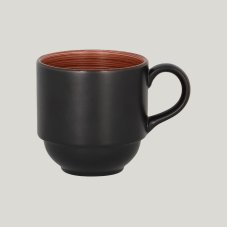 RAK Porcelain RAK Trinidad šálek stohovatelný 200 ml, hnědý | RAK-TRCLSC20BW