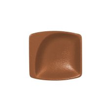 RAK Porcelain RAK Talíř malý čtvercový 8 cm, hnědá | RAK-NFMZMS08BW