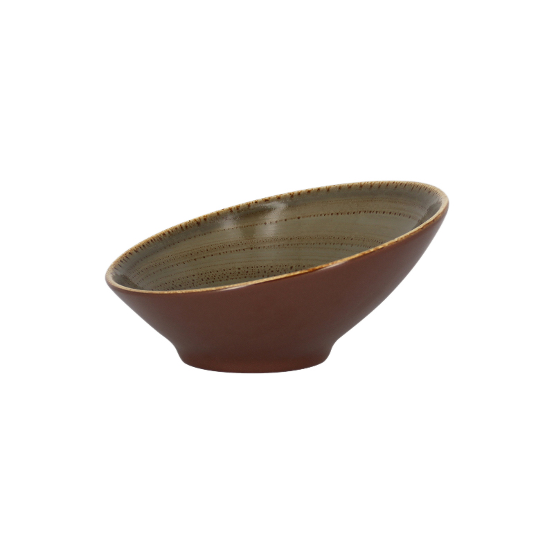 RAK Porcelain RAK Twirl miska zkosená 22 cm – alga | RAK-TWBUBA22AL