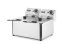 Fritéza Kitchen Line - 2x4L, HENDI, Kitchen Line, 8L, 230V/6000W, 470x380x(H)315mm