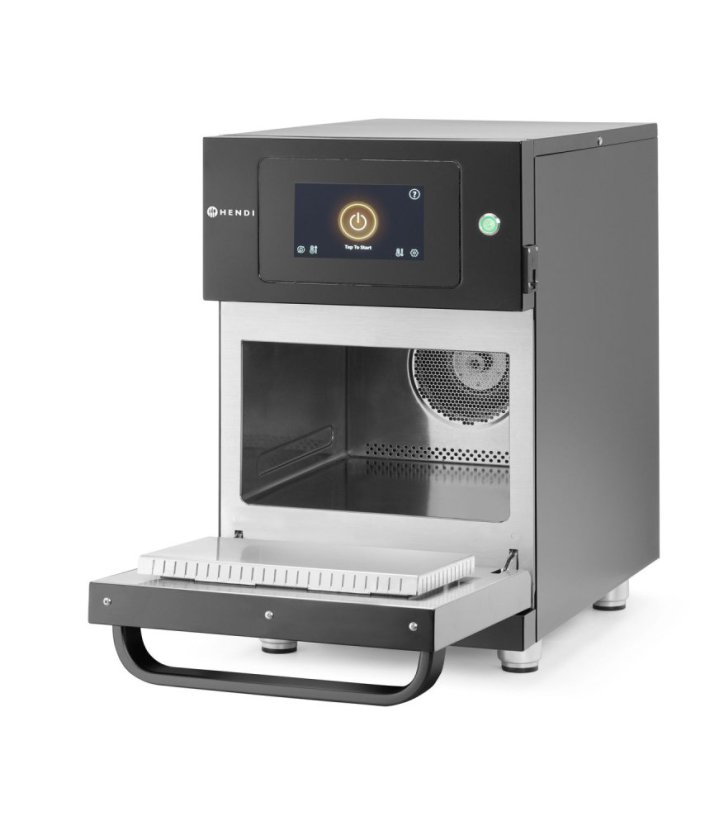 Vysokorychlostní pec CombiTurbo, HENDI, Černá, 230V/3500W, 380x663x(H)619mm