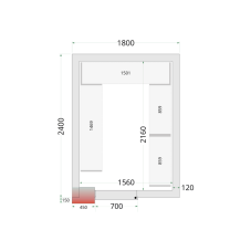 TEFCOLD CR 180x240x220