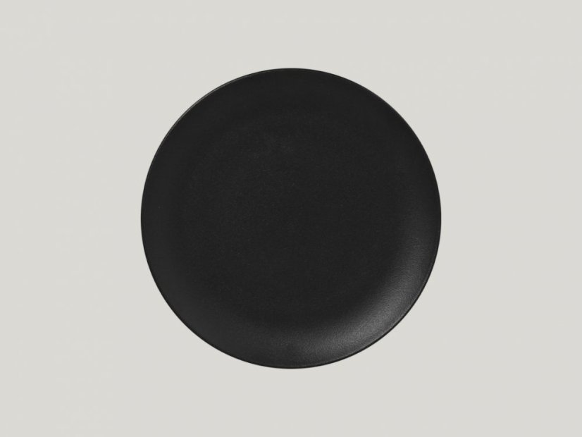 RAK Porcelain RAK Talíř mělký 24 cm, černá | RAK-NFNNPR24BK