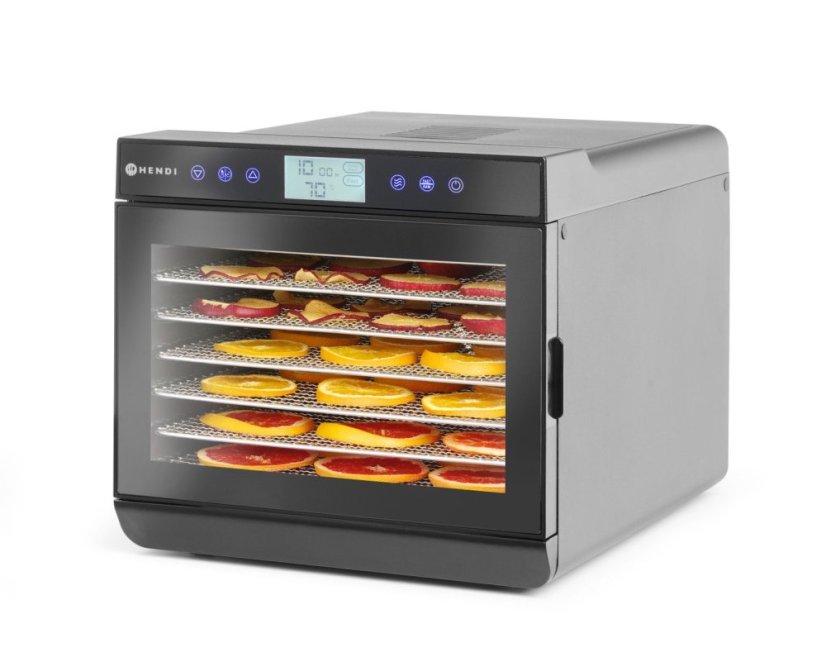 Sušička potravin, HENDI, Kitchen Line, 7 táců, 230V/500W, 347x505x(H)320mm
