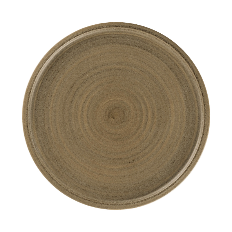 RAK Porcelain Ease selva talíř mělký pr. 27,5 cm, tmavě hnědý