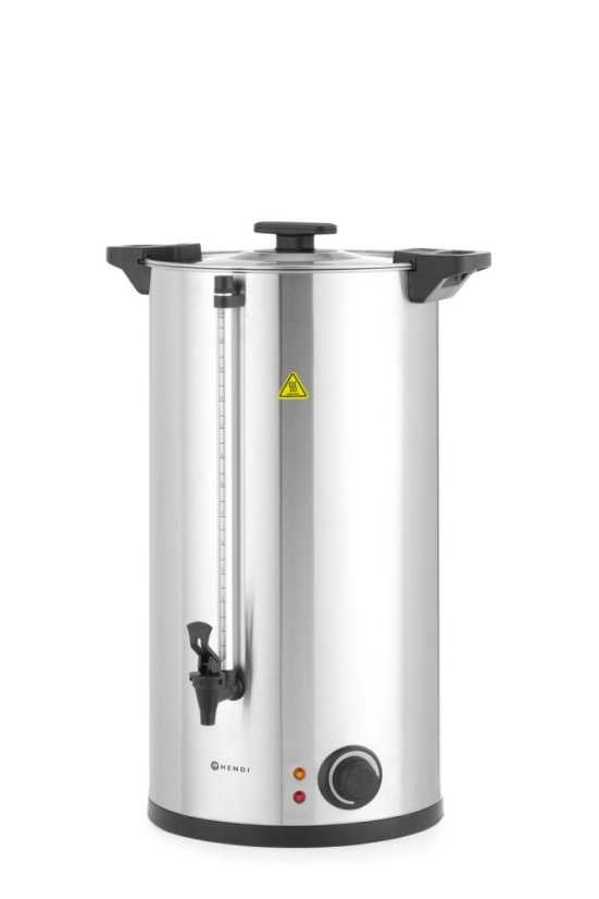 Jednoplášťový kotel na teplé nápoje, HENDI, ≈ 200 šálků za 65 minut., 30L, 230V/2500W, 415x382x(H)620mm