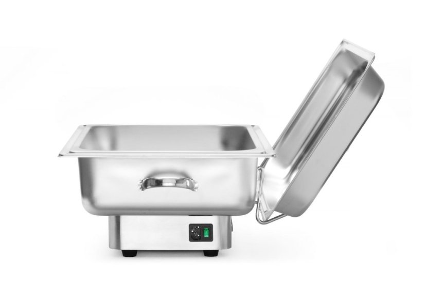 Elektrický ohřívač pokrmů Pollina, HENDI, Profi Line, 9L, Stříbrná, 230V/900W, 587x440x(H)273mm