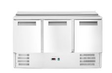 Třídveřový chlazený salátový stůl s odklápěcím víkem, Arktic, 219L, 230V/155W, 700x1365x(H)860mm