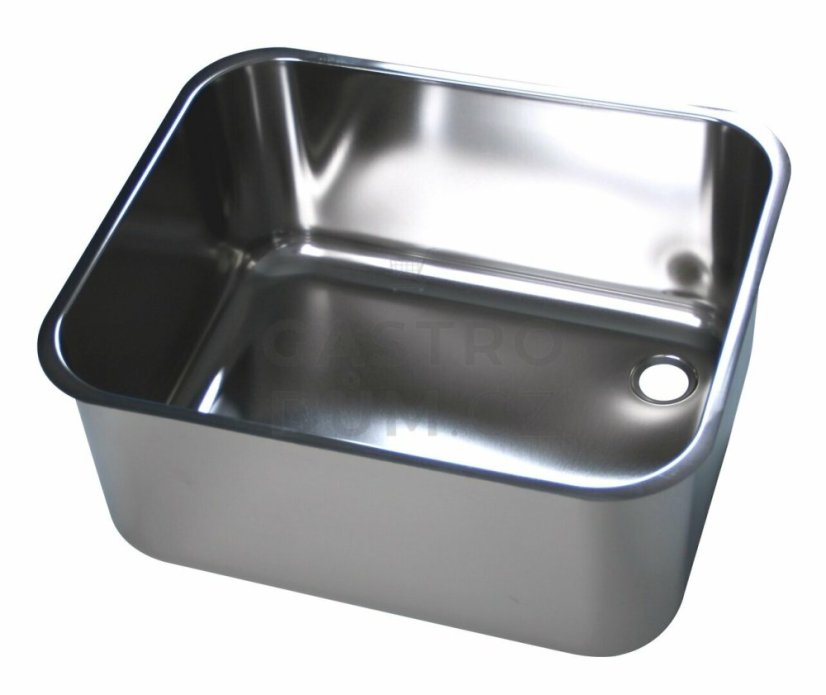 OEM dřez lisovaný 600x500x300mm L