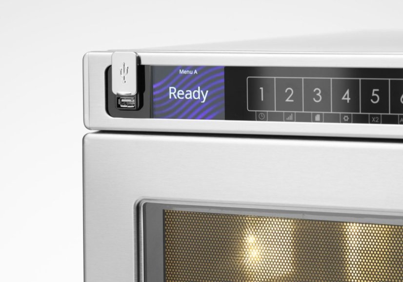 Mikrovlnná trouba 2900/1800 W, 100 programů, Menumaster, 17L, 230V/2900W, 419x578x(H)343mm