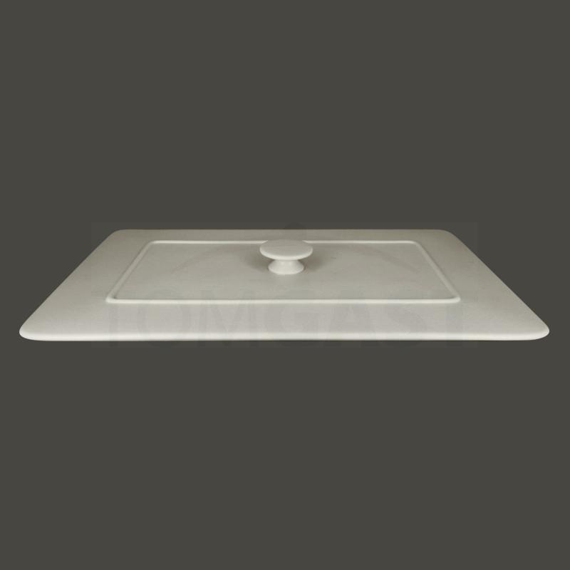 RAK Porcelain RAK Chef's Fusion poklice pro obdélný pekáč 39,5 × 24,5 cm, bílá | RAK-CFRT39WHLD