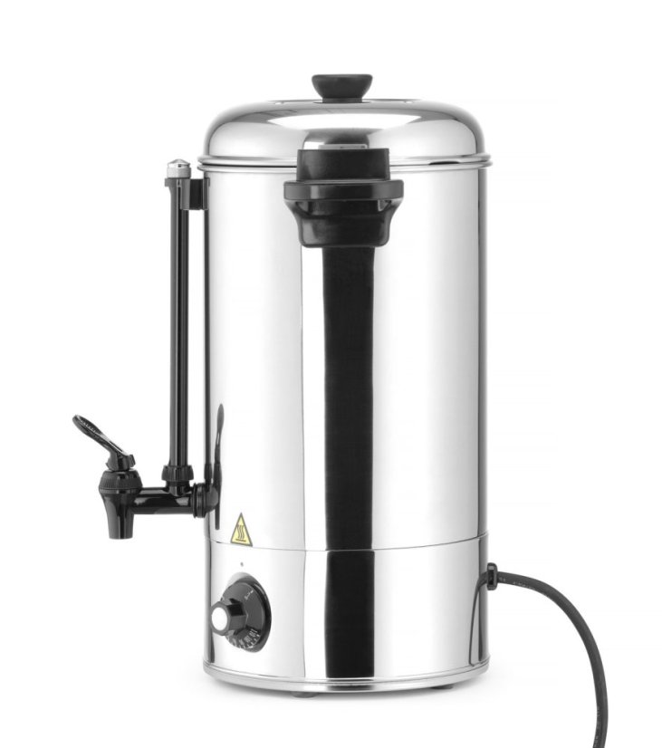 Ohřívač horkých nápojů jednostěnný, HENDI, 9L, Stříbrná, 230V/2200W, 340x227x(H)468mm
