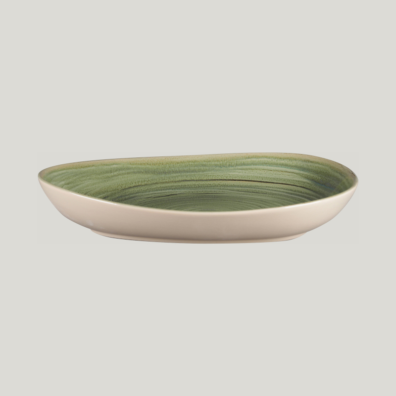 RAK Porcelain RAK Spot talíř hluboký 28 × 22,5 cm – smaragdový | RAK-SEMFLDP28