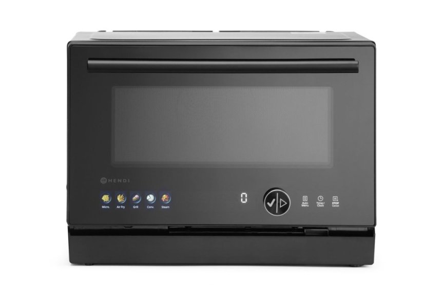 Mikrovlnná trouba, multifunkční 4-v-1, HENDI, Černá, 230V/2350W, 462x492x(H)338mm