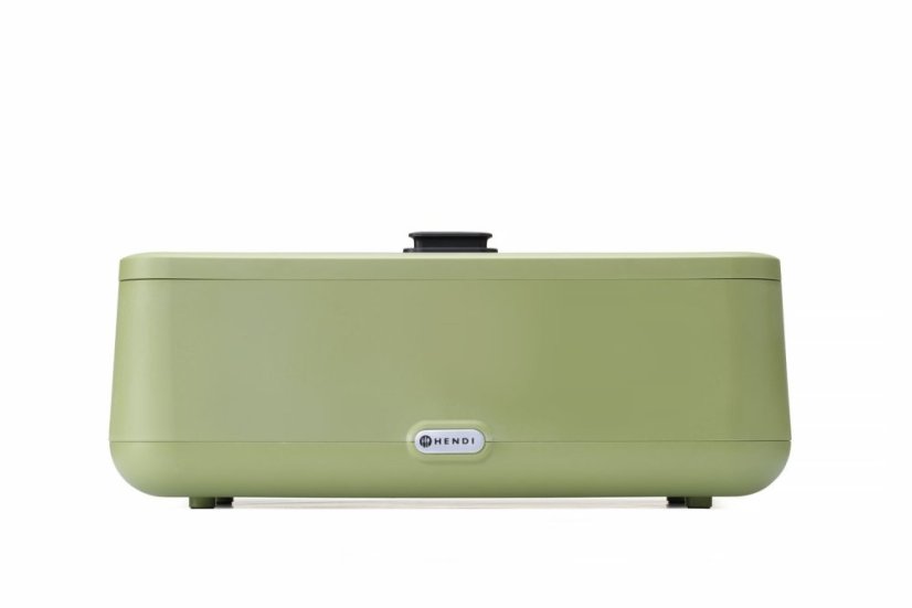 Chafing dish UNIQ, HENDI, designed by Robert Bronwasser, GN 1/1, Zelená, 230V/700W, 607x402x(H)245mm