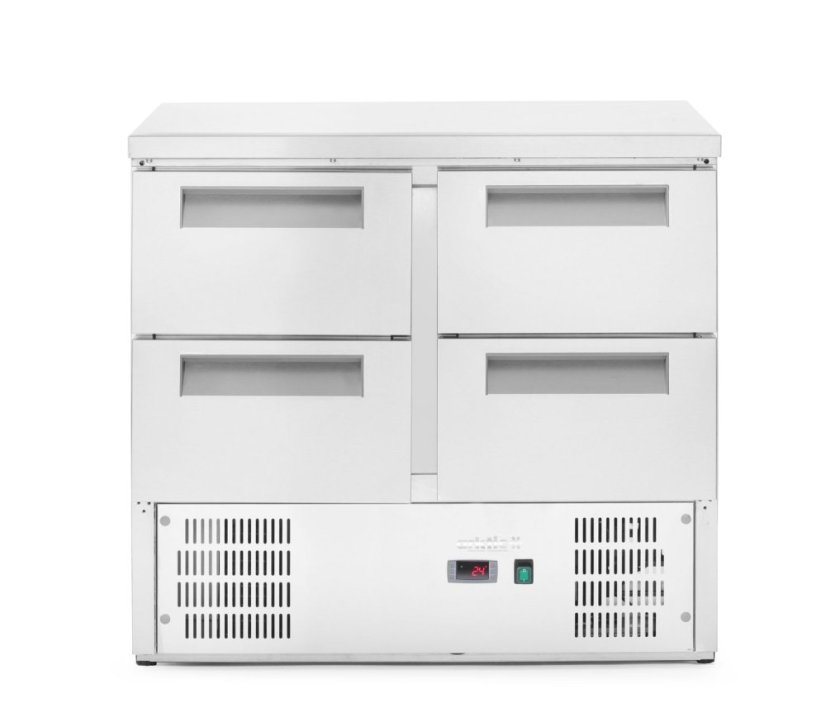 Chladicí stůl s pracovní deskou z nerezové oceli, Arktic, 112L, 230V/143W, 700x900x(H)855mm