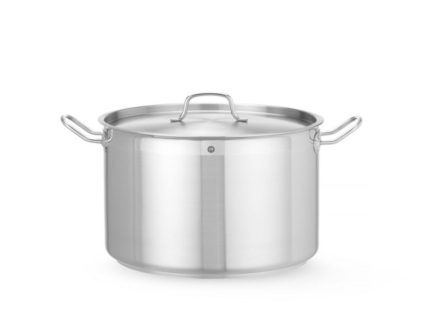 Střední hrnec s pokličkou, HENDI, Profi Line, 23,2L, ⌀360x(H)230mm