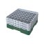 Cambro Koš Camrack 49 pozic, výška sklenice 30 cm - Zelená