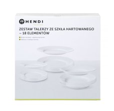 Sada opálových disků - 18 prvků, HENDI, 18 ks, ⌀mm