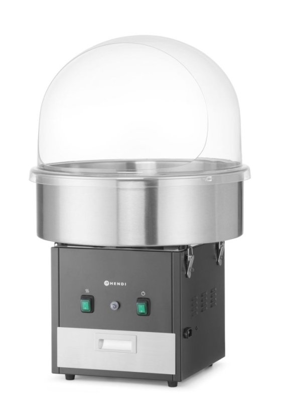 Stroj na výrobu cukrové vaty , HENDI, Černá, 230V/1130W, 520x520x(H)503mm