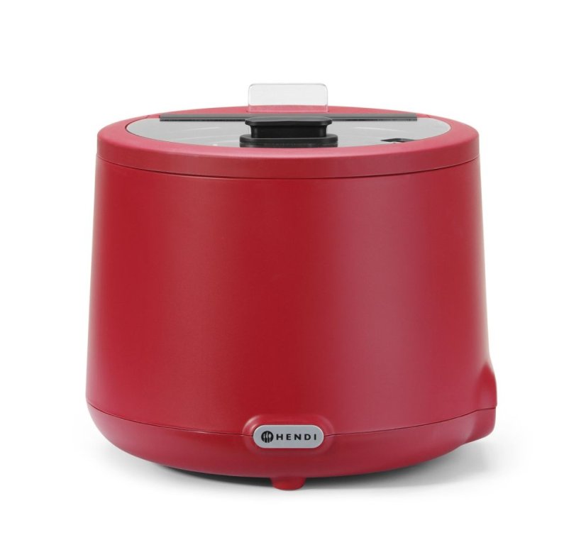 Kotlik na polévku UNIQ, HENDI, designed by Robert Bronwasser, 8L, Červená, 230V/500W, ⌀365x(H)325mm