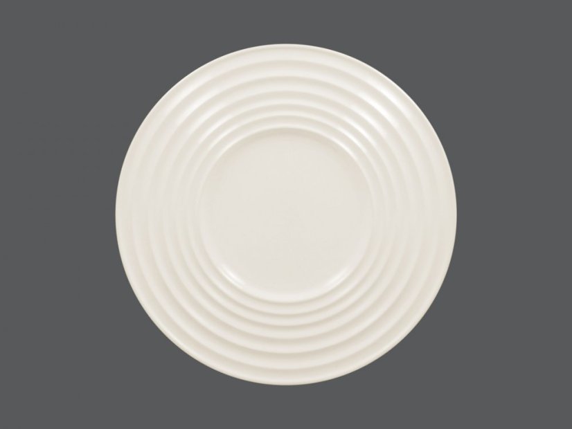 RAK Porcelain RAK Talíř reliéfní mělký 32 cm, bílá | RAK-HDDP32