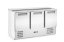 Třídveřový chlazený salátový stůl s odklápěcím víkem, Arktic, 219L, 230V/155W, 700x1365x(H)860mm