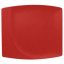 RAK Porcelain RAK Talíř mělký čtvercový 32 × 29 cm, červená | RAK-NFMZSP32BR