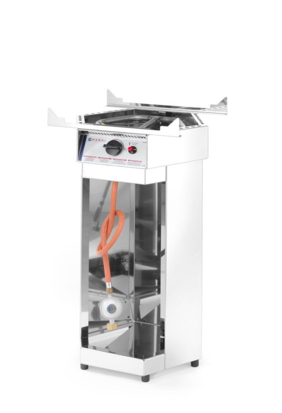 Plynový gril Fiesta 600 , HENDI, 4,8kW, 600x600x(H)870mm